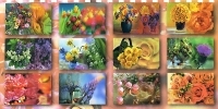 Календарь 2008 (на спирали) Букеты артикул 7800a.